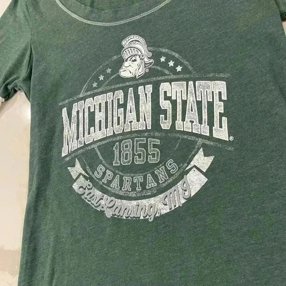 Michigan State University Spartans KA For Her Apparel Fitted Juniors Size Small - Picture 3 of 6